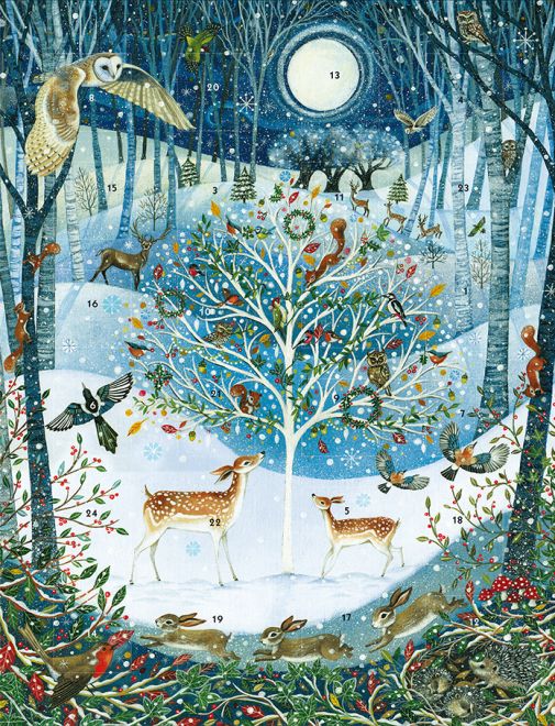 advent calendar by Caltime woodmansterne winter magic